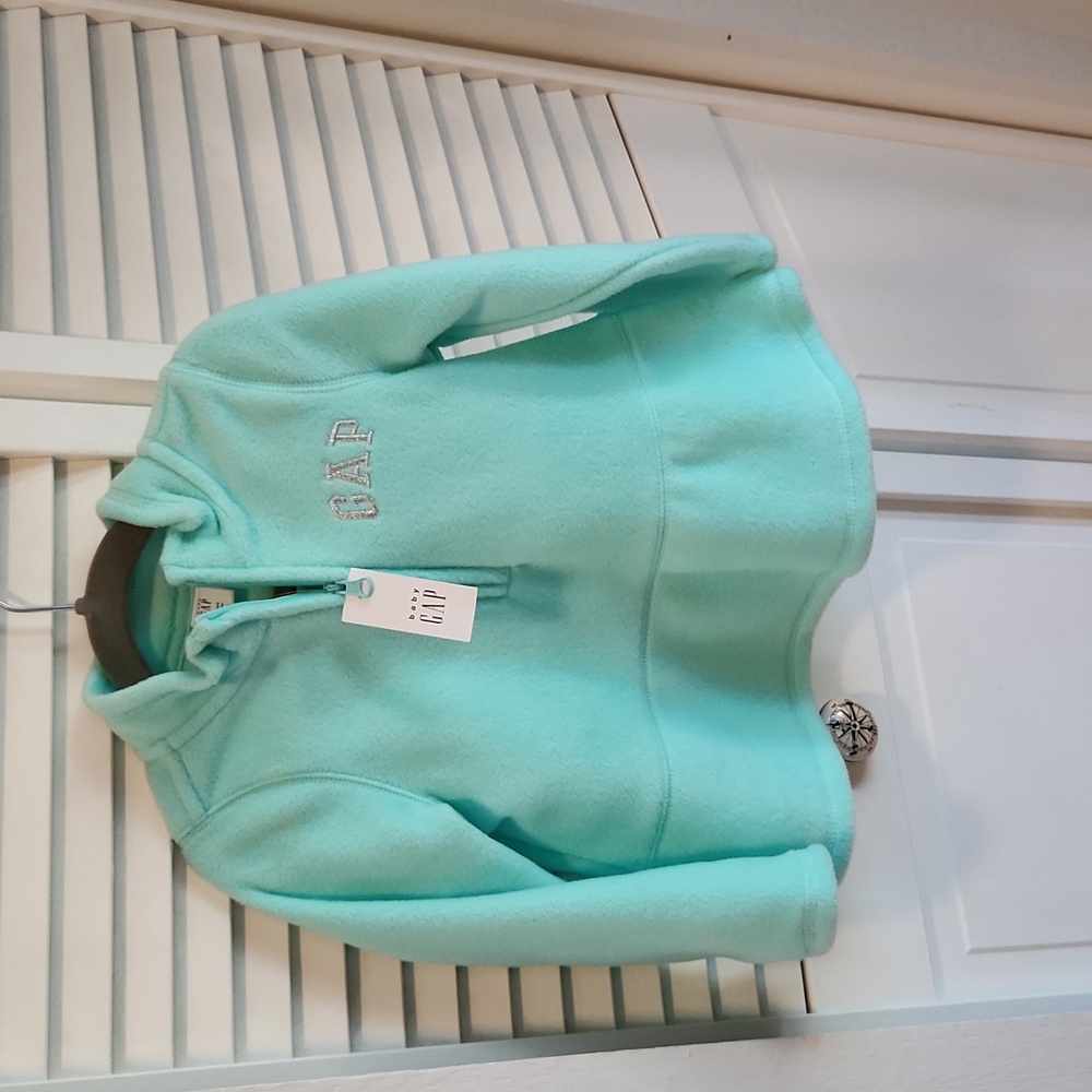 NWT - Gap Fleece Peplum Sweater